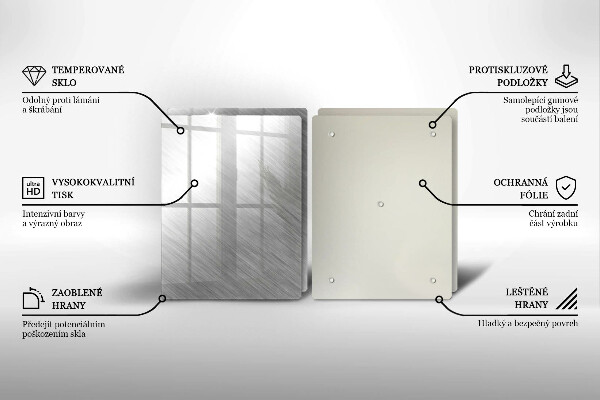 Főzőlap védő üveglap Fém textúra háttér