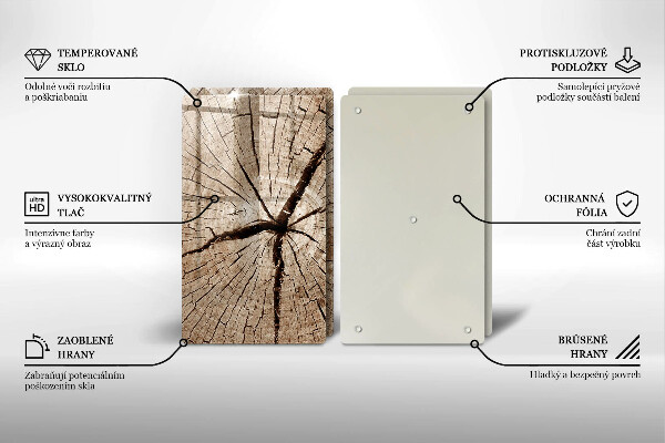 Főzőlap védő üveglap Egy fa keresztmetszete