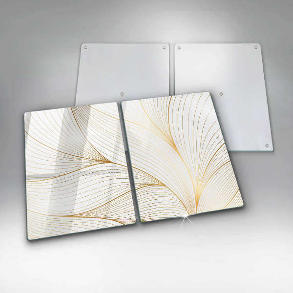 Főzőlap védő üveglap Modern vonalak minta