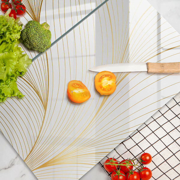 Főzőlap védő üveglap Modern vonalak minta