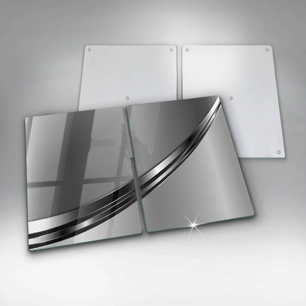 Főzőlap védő üveglap Fém absztrakció