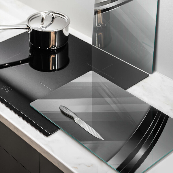 Főzőlap védő üveglap Fém absztrakció