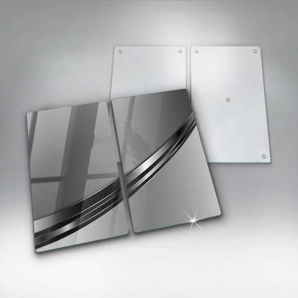 Főzőlap védő üveglap Fém absztrakció