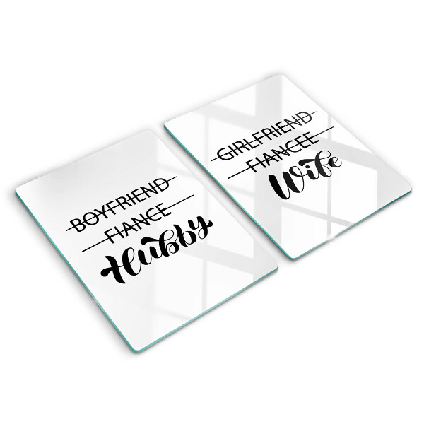 Főzőlap védő üveglap Felirat mondat minta