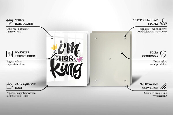 Főzőlap védő üveglap Felirat mondat