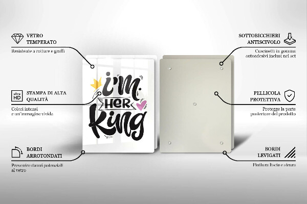 Főzőlap védő üveglap Felirat mondat