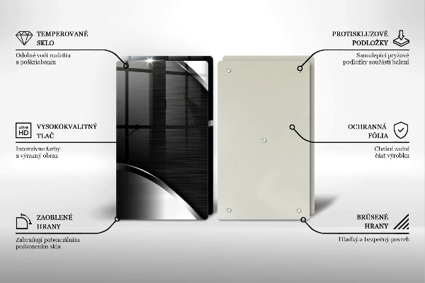 Főzőlap védő üveglap Fém absztrakció