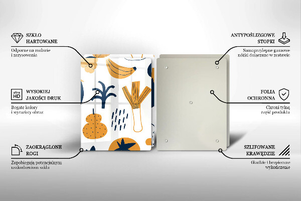 Főzőlap védő üveglap Élelmiszer illusztráció