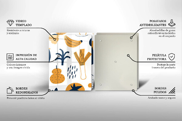 Főzőlap védő üveglap Élelmiszer illusztráció