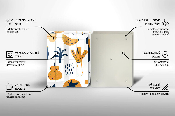 Főzőlap védő üveglap Élelmiszer illusztráció