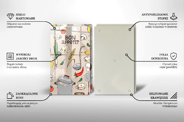 Főzőlap védő üveglap Konyha illusztráció