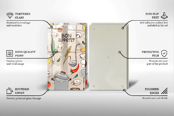 Főzőlap védő üveglap Konyha illusztráció