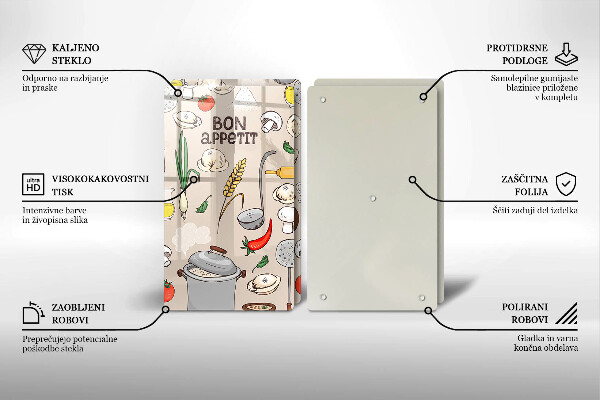 Főzőlap védő üveglap Konyha illusztráció