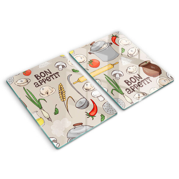 Főzőlap védő üveglap Konyha illusztráció