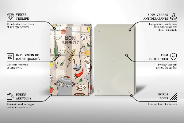 Főzőlap védő üveglap Konyha illusztráció