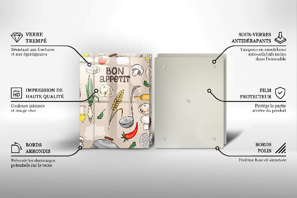 Főzőlap védő üveglap Konyha illusztráció