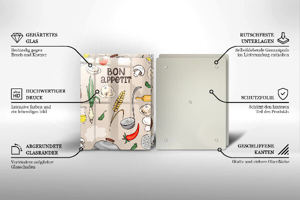 Főzőlap védő üveglap Konyha illusztráció