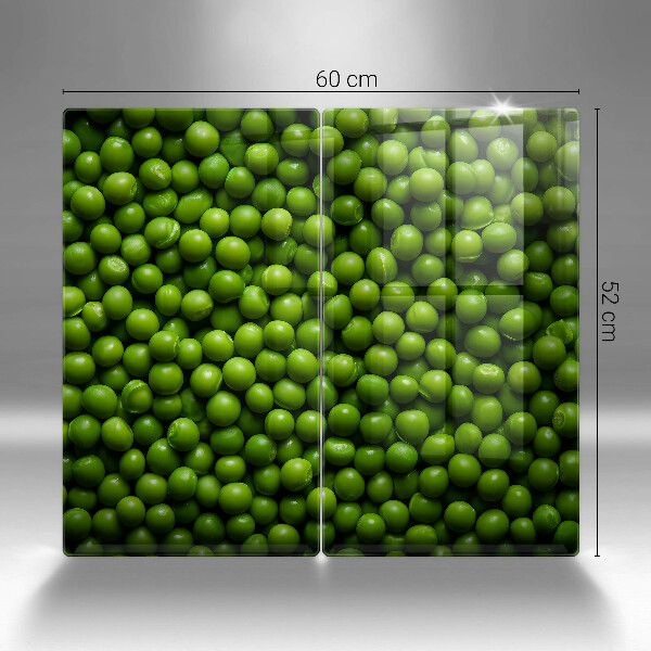 Főzőlap védő üveglap zöldbab