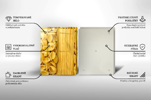 Főzőlap védő üveglap Tészta