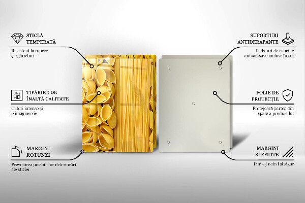 Főzőlap védő üveglap Tészta