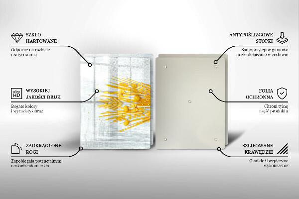 Főzőlap védő üveglap Tészta