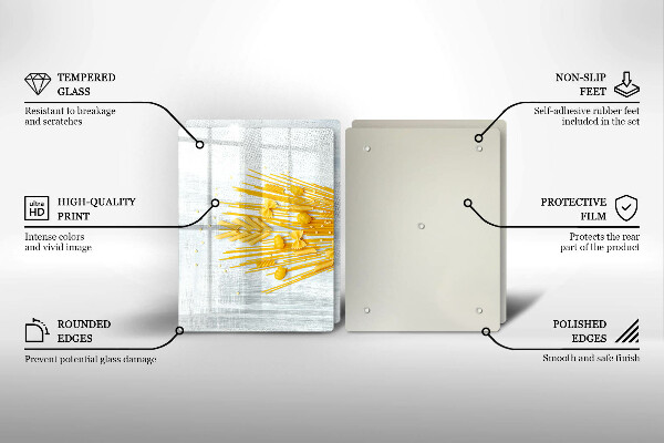 Főzőlap védő üveglap Tészta