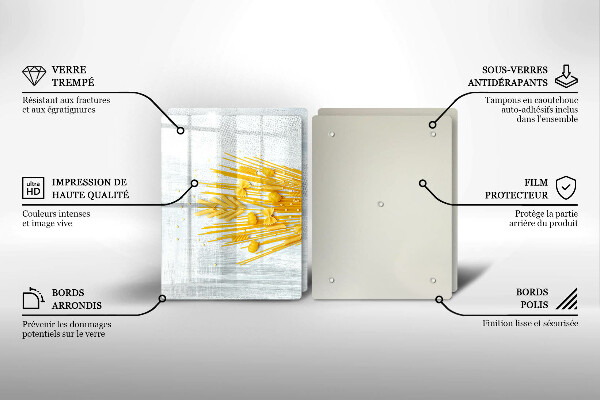 Főzőlap védő üveglap Tészta