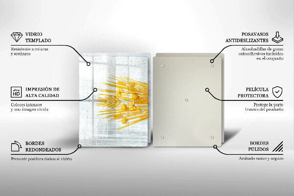 Főzőlap védő üveglap Tészta