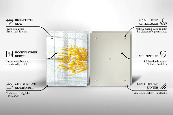 Főzőlap védő üveglap Tészta