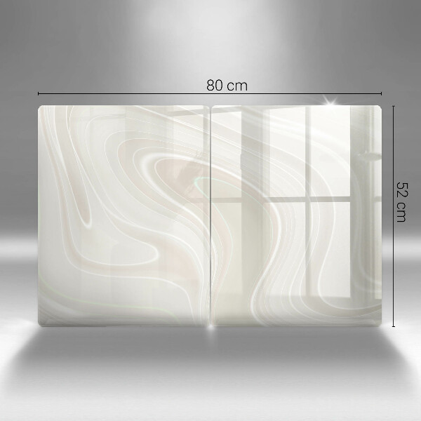 Főzőlap védő üveglap Krémes textúra