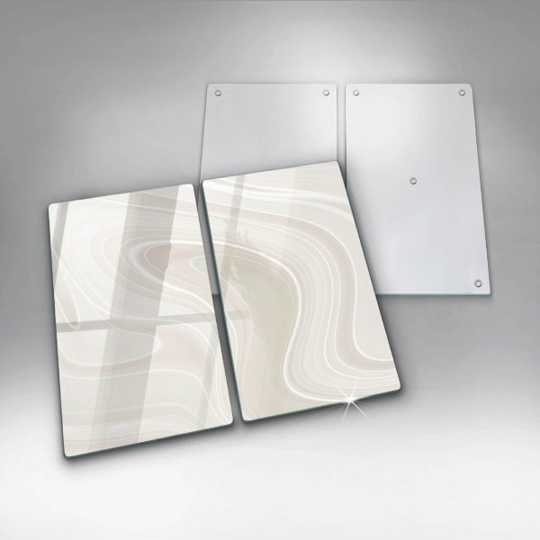 Főzőlap védő üveglap Krémes textúra