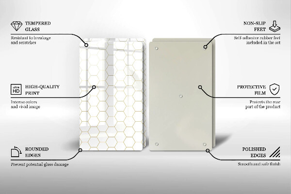 Főzőlap védő üveglap Absztrakt minták