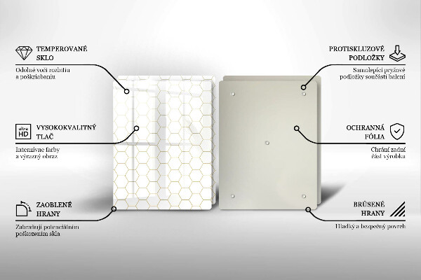 Főzőlap védő üveglap Absztrakt minták