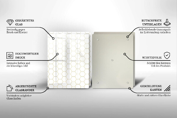 Főzőlap védő üveglap Absztrakt minták