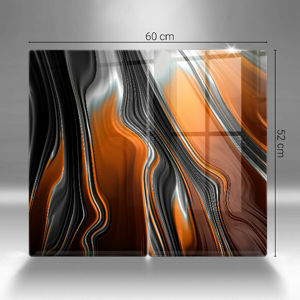 Főzőlap védő üveglap Absztrakt minta