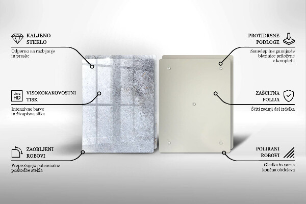 Főzőlap védő üveglap Absztrakció