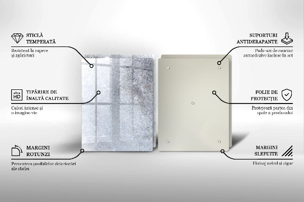 Főzőlap védő üveglap Absztrakció