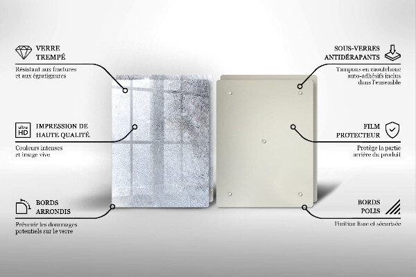 Főzőlap védő üveglap Absztrakció