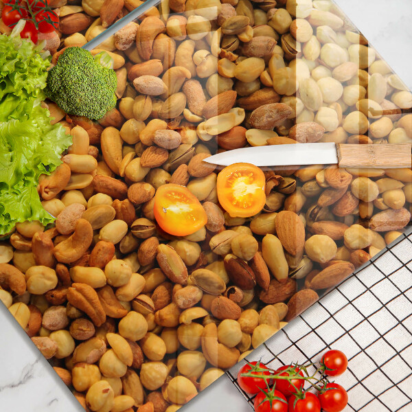 Főzőlap védő üveglap Dió keverék