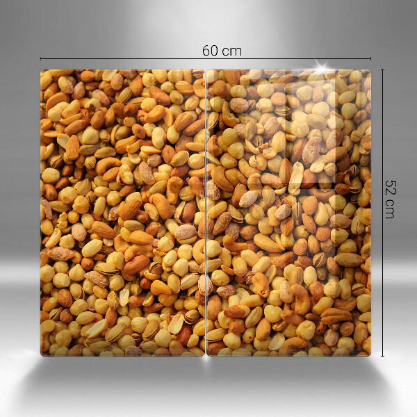 Főzőlap védő üveglap Dió keverék