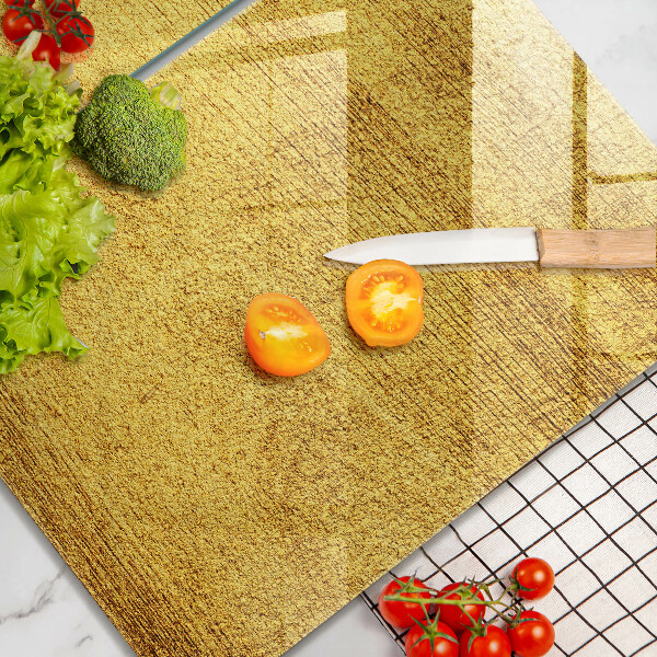 Főzőlap védő üveglap Sárga absztrakció