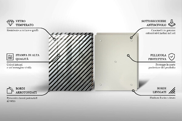 Főzőlap védő üveglap Fém vonalak