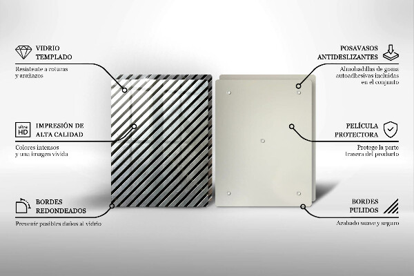 Főzőlap védő üveglap Fém vonalak