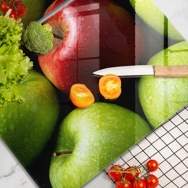 Főzőlap védő üveglap Lédús alma