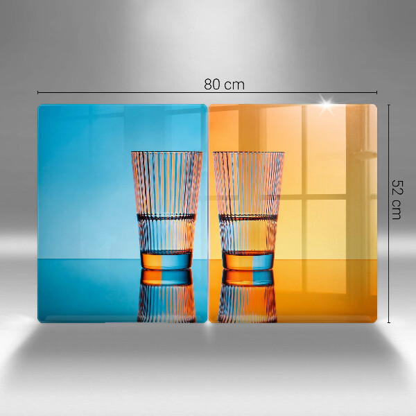 Főzőlap védő üveglap Két pohár vizet