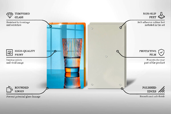 Főzőlap védő üveglap Két pohár vizet