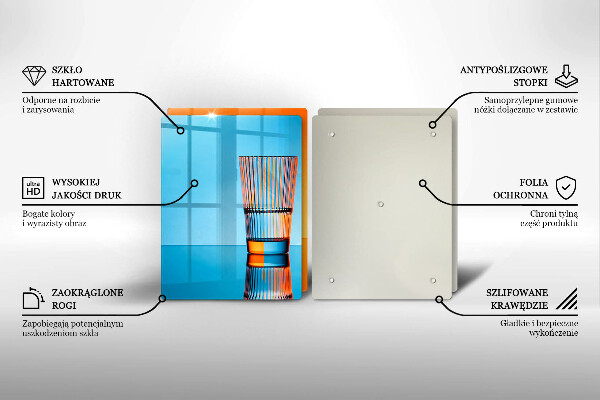 Főzőlap védő üveglap Két pohár vizet