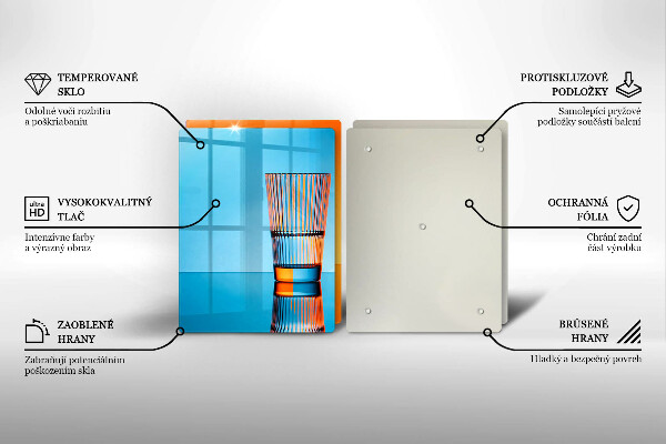 Főzőlap védő üveglap Két pohár vizet