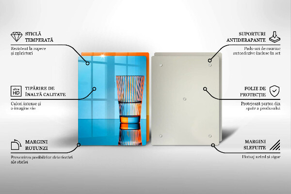Főzőlap védő üveglap Két pohár vizet