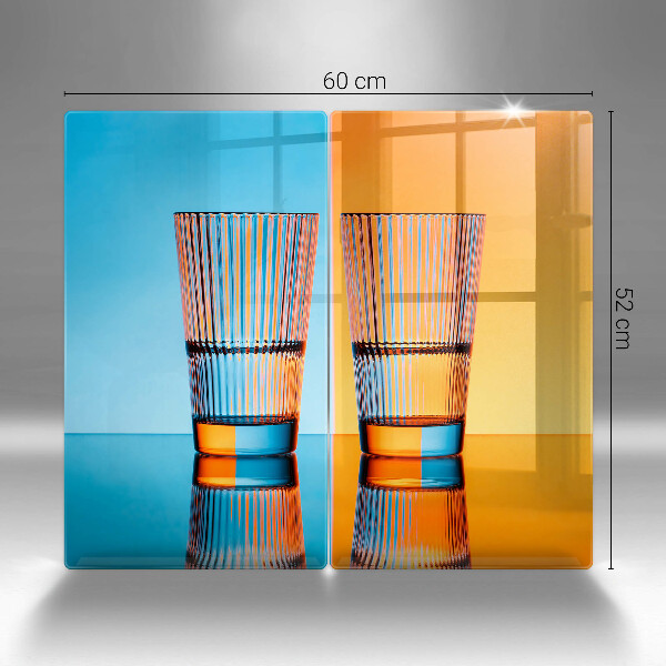 Főzőlap védő üveglap Két pohár vizet